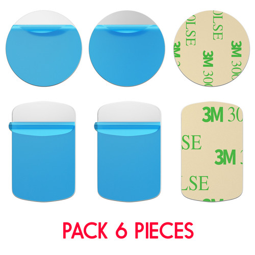 6pcs plaque métal pad - plaque,
