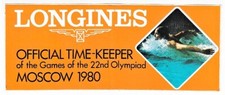 Adesivo Olympiad MOSCOW 1980