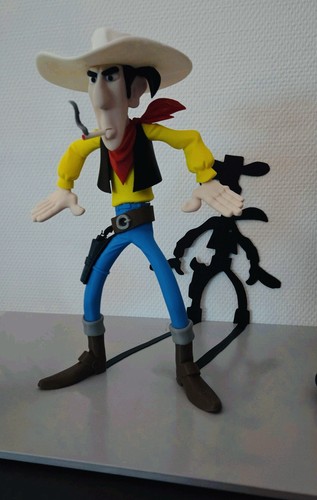 Figurine lucky luke 30cm - luke,