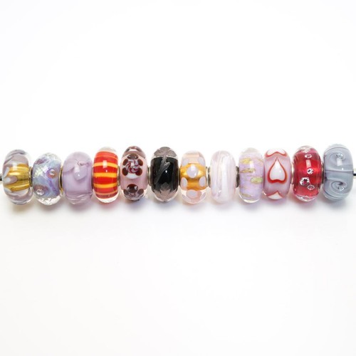 Trollbeads set pezzi cuore - set,