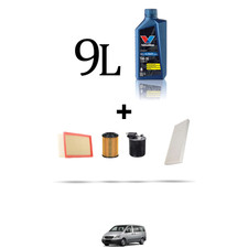 HOFFCAR Kit tagliando 4 FILTRI