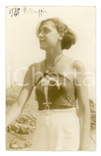 1938 genova spiaggia - 1938, di