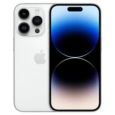 Apple iPhone 14 PRO-128GB-BIANCO-Batt 100%-COME NUOVO A+/A-Garanzia 1 Anno