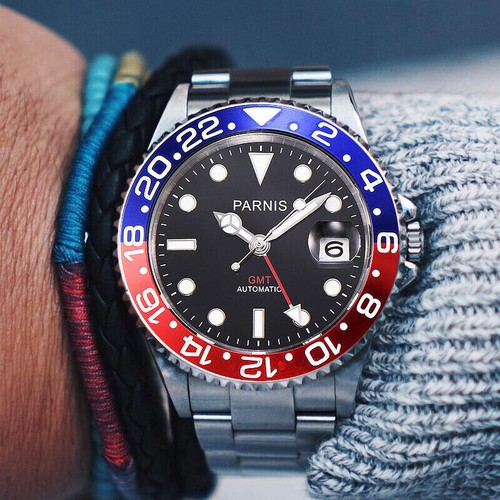 Vetro zaffiro 40mm parnis - zaffiro, uomo
