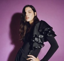 Top organza tulle - , zara