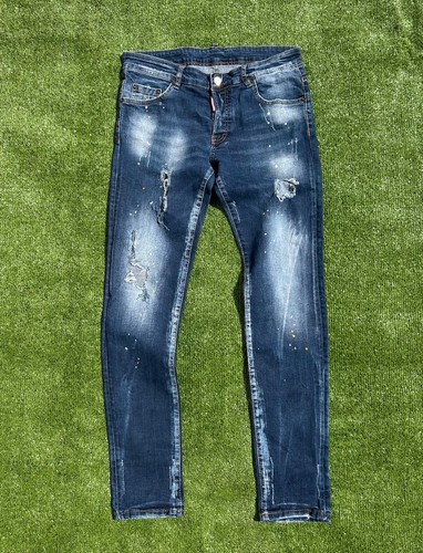 Jeans uomo dsquared2 punk - jeans,