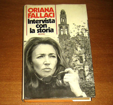 LIBRO Oriana FALLACI Intervista con la storia - Edizioni Rizzoli 1974