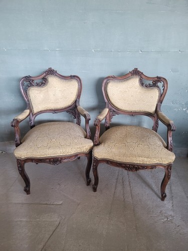 Coppia poltrone epoca stile - coppia,