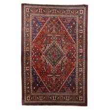 Tappeto Joshagan Antico Cotone Lana Nodo Grosso Iran 200 x 130 cm Manuale