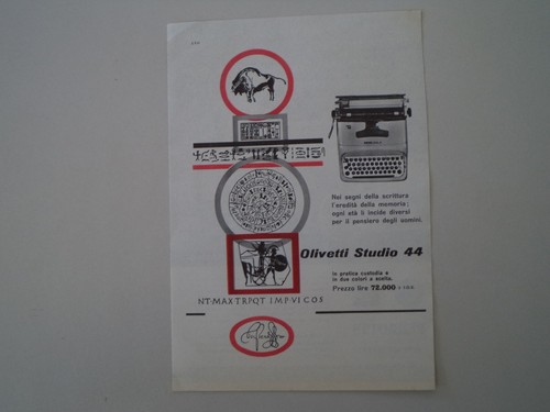 Advertising pubblicità 1958 - advertising,