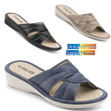 TIGLIO 1621 BLU NERO BEIGE ROSSO PANTOFOLE CIABATTE DONNA ESTIVE