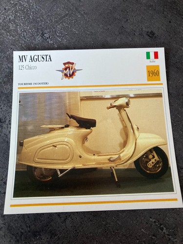 Carte fiche moto collection - fiche,