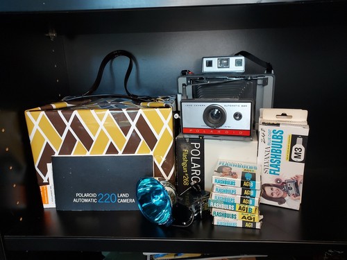 Custodia vintage polaroid land - custodia,