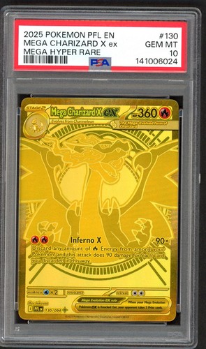 Pokemon card psa 10 - 10, mega