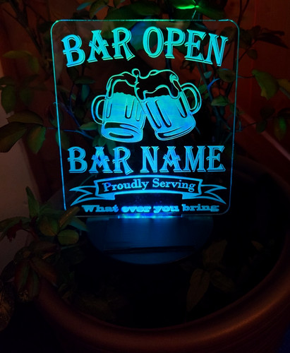 Insegna aperta barra led - , ad