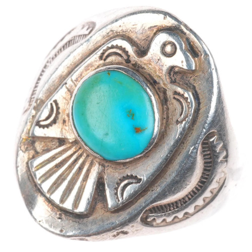 Anello tuono turchese - anello, argento
