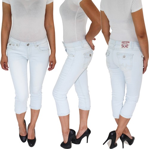 Jeans capri bemuda - jeans, 3/4