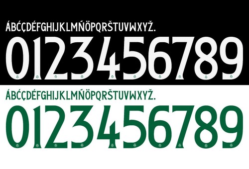 Set nome numero per sporting - per,