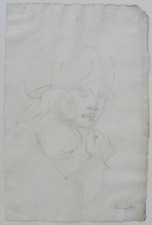 Trento LONGARETTI (Treviglio 1916 - Bergamo 2017) Mamma con bambino cm 30x20