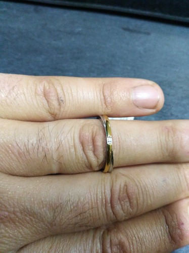 Anello fascia fedina - anello,