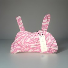 Canotta crop top Zara bambino taglia 9 rosa bianca nuova con etichetta