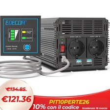 EDECOA 2000W Convertitore 12V
