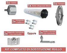 RULLO TAPPARELLA CALOTTA ACCESSORI AVVOLGIBILI  TAPPARELLE CON CINTA  8 PEZZI