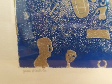 Aldo Gentilini Stampa litografia Prova d'artista