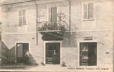 dq12 cartolina vignoli borbera farmacia poste e telegrafo 1911 alessandria bella