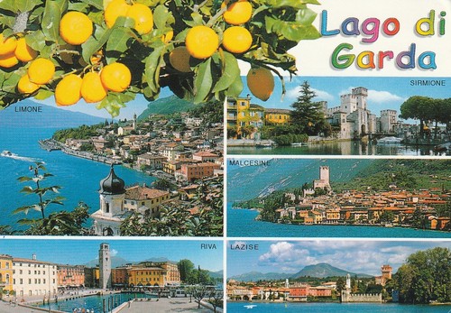 0713 cartolina lago - lago, garda