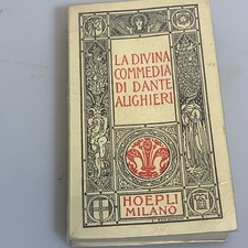 La Divina commedia di Dante Alighieri Hoepli Milano 1962