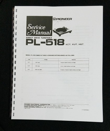 Pioneer 518 giradischi - pl-518,