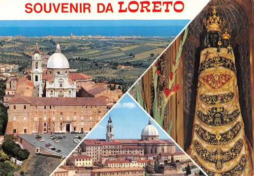 Cartolina loreto marche italia - loreto,