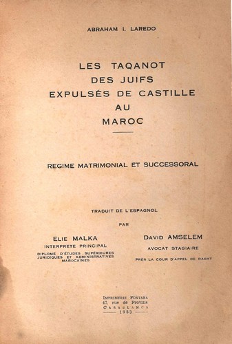 Judaïca les taqanot - les,