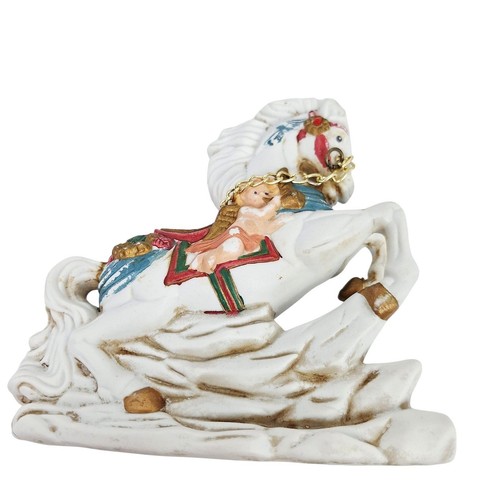 Statuina cavallo giostra supex - statuina,