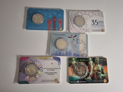 Set coincard 2 euro unc - n.,
