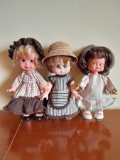 Lotto Bambole Bamboline Vintage Mini Dolly Zanini Zambelli Zz Fiba Sconosciuta 