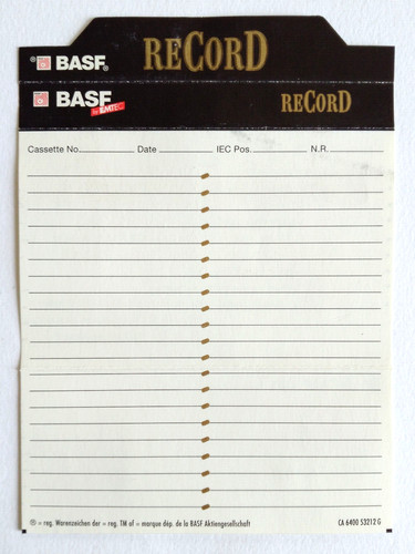 Inlay basf record - inlay,