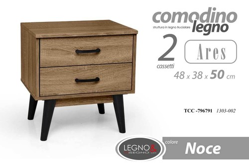 Mobile ares comodino - ares, 2