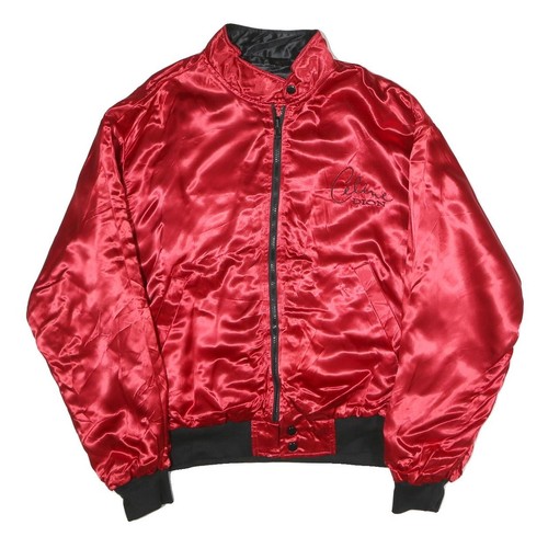 Donna raso rosso - raso, bomber