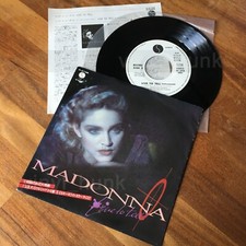 AO75 MADONNA Live to tell P-2106 WL PROMO 7ps Japan