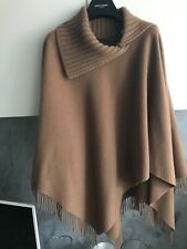 FABIANA FILIPPI MANTELLA COLORE CAMMELLO IN LANA CASHMERE SETA