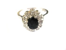 Anello oro bianco 585 con - oro,