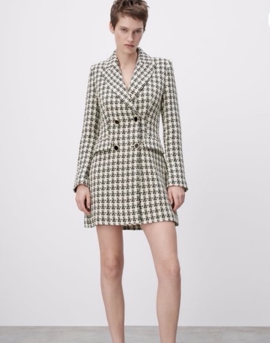 Blazer donna zara quadri con - blazer, a