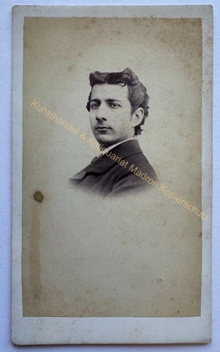 Orig cdv foto fotografia uomo - fotografia,
