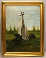 QUADRO DIPINTO MONUMENTO