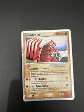 Pokemon Card Groudon ex 038 Nintendo Black Star Promos ITA italiano good GD