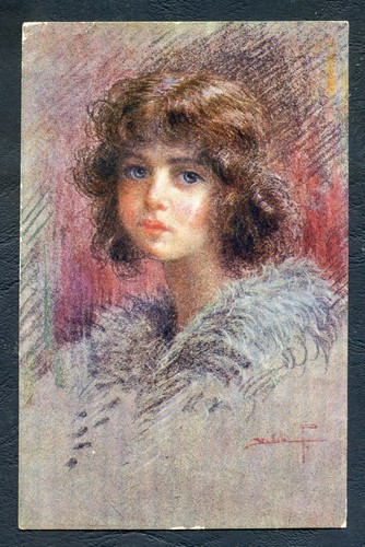 F257 cartolina bambina - cartolina,