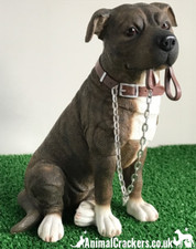 Large Brown Staffordshire Bull