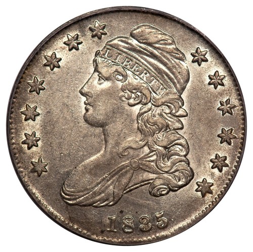 1835 101 50c - 50c, capped